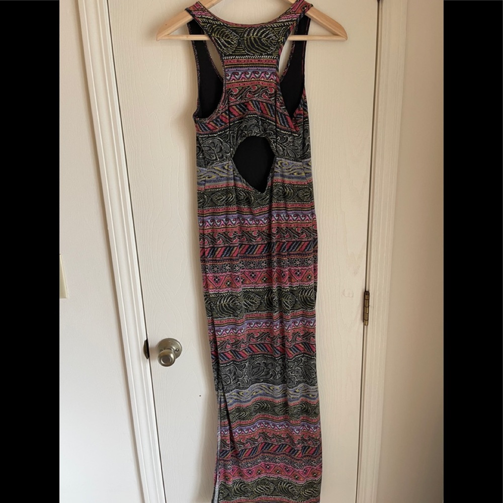 American Eagle multi color maxi dress size small - Picture 2 of 4